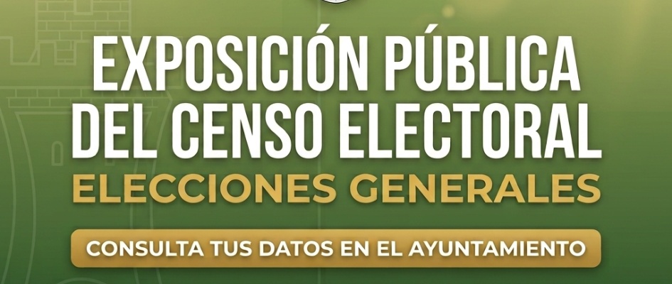Censo electoral elecciones generales 2026